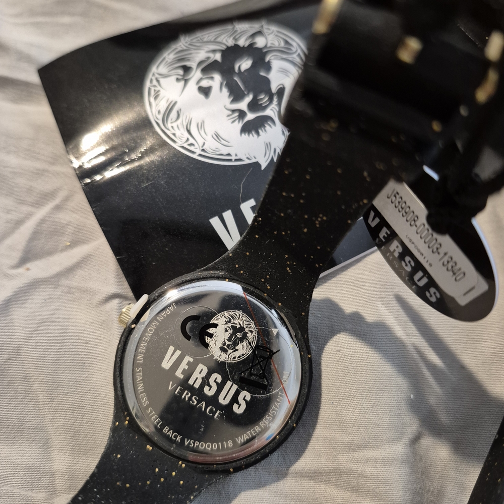 Versus Versace Black Watch With Case - Picture 4 of 5